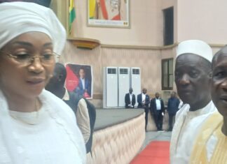 Hadja Halimatou Dalein Diallo rend un vibrant hommage à Abdoulaye Sow au Palais du Peuple » C’etait un homme de valeurs «