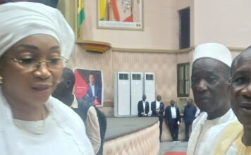 Hadja Halimatou Dalein Diallo rend un vibrant hommage à Abdoulaye Sow au Palais du Peuple » C’etait un homme de valeurs «