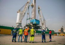 Conakry Terminal renforce ses capacités avec la réception de sa deuxième grue Gottwald