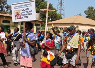 Arrivée des pèlerins à Boffa : une mobilisation remarquable ce jeudi