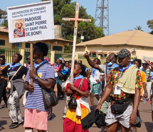 Arrivée des pèlerins à Boffa : une mobilisation remarquable ce jeudi
