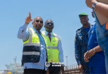 Visite de chantier sur les terminaux portuaires du PAC