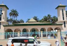 Législatives à Boffa : Mohamed Kalil Bangoura candidat de la GMD ouvre sa campagne par l’inauguration d’une mosquée à kakala ( Mankountan)