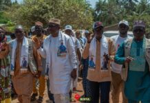TOUGNIFILY : sages et religieux prient pour la victoire de Mohamed Kalil Bangoura et Alsény Kolia Sylla à l’élection législative