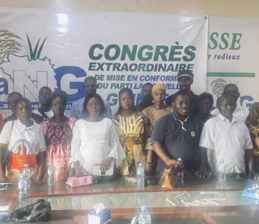 Guinée / Congrès extraordinaire : Le parti LaNG se met en conformité en adoptant ses statuts et règlements