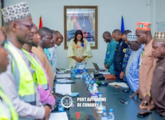 Fluidité, sécurité et performance : le dialogue se poursuit au Port Autonome de Conakry.