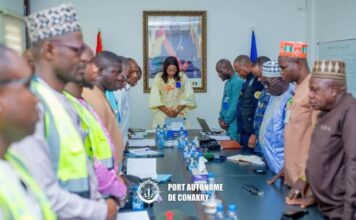 Fluidité, sécurité et performance : le dialogue se poursuit au Port Autonome de Conakry.