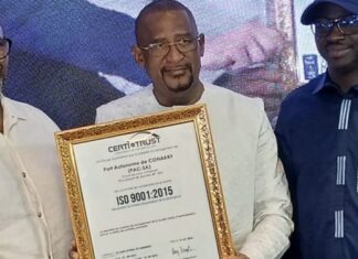 Excellence opérationnelle : le Port Autonome de Conakry obtient la certification ISO 9001:2015 et renforce son engagement qualité